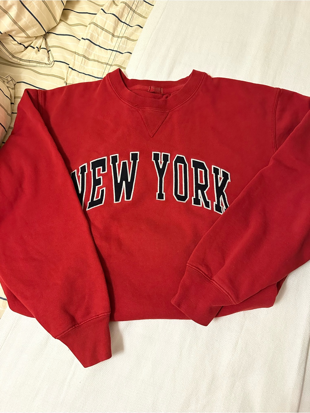 Brand Melville Red New York Sweatshirt